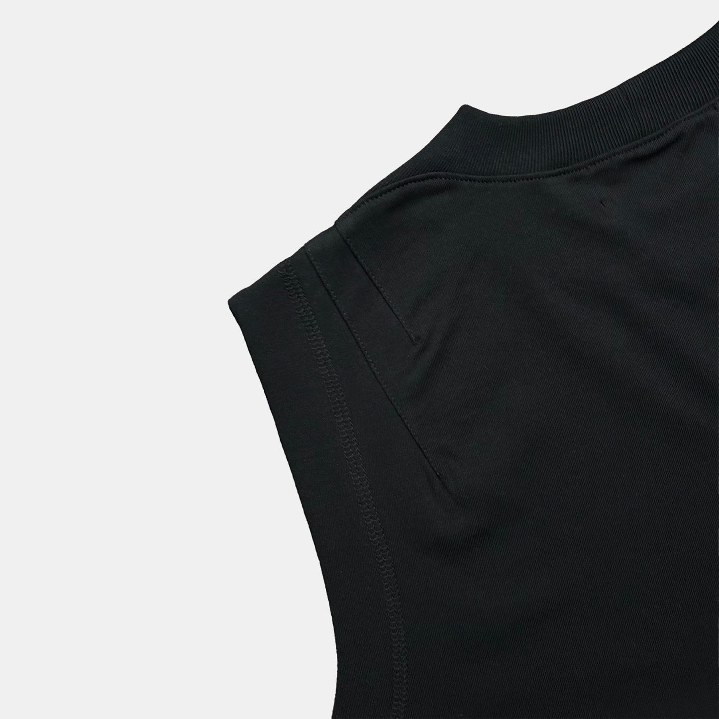 JERSEY VEST - BLACK