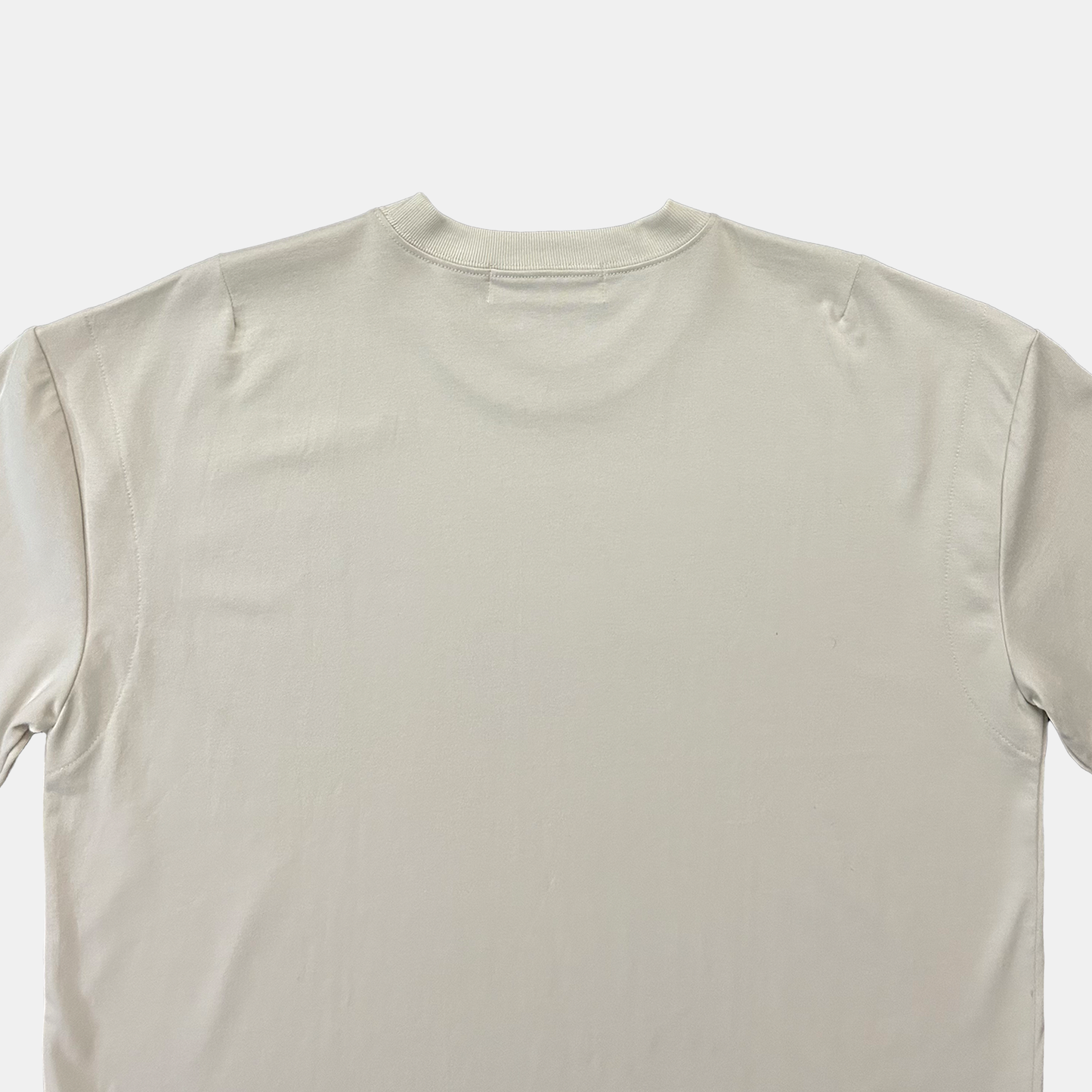 SIGNATURE EMBROIDERED TEE - IVORY