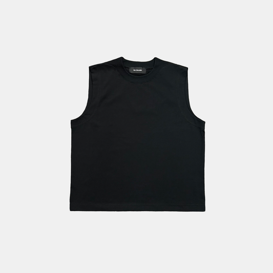 JERSEY VEST - BLACK
