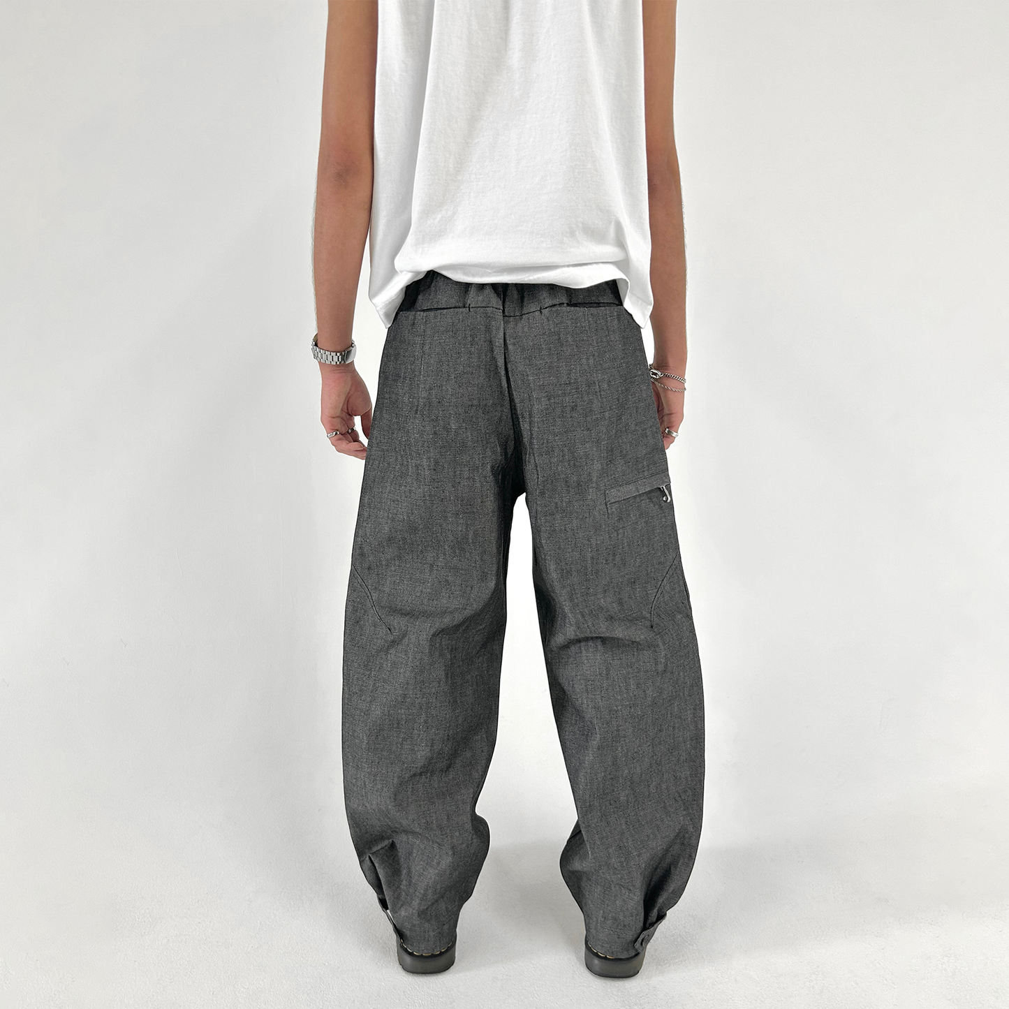 CHARCOAL DENIM PANT