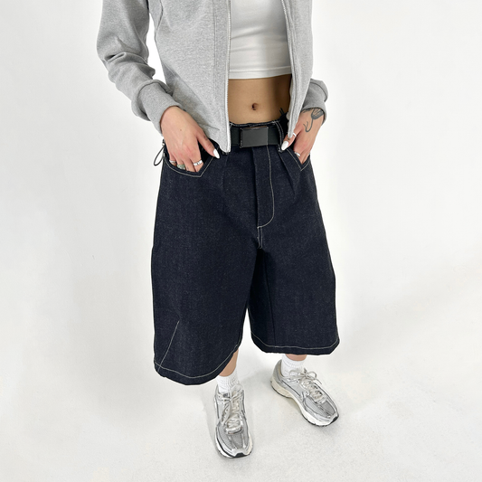INDIGO DENIM SHORT