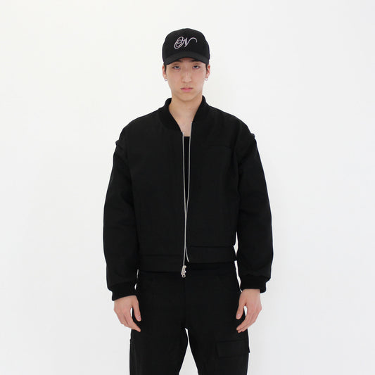MESHBACK DENIM CAP - BLACK