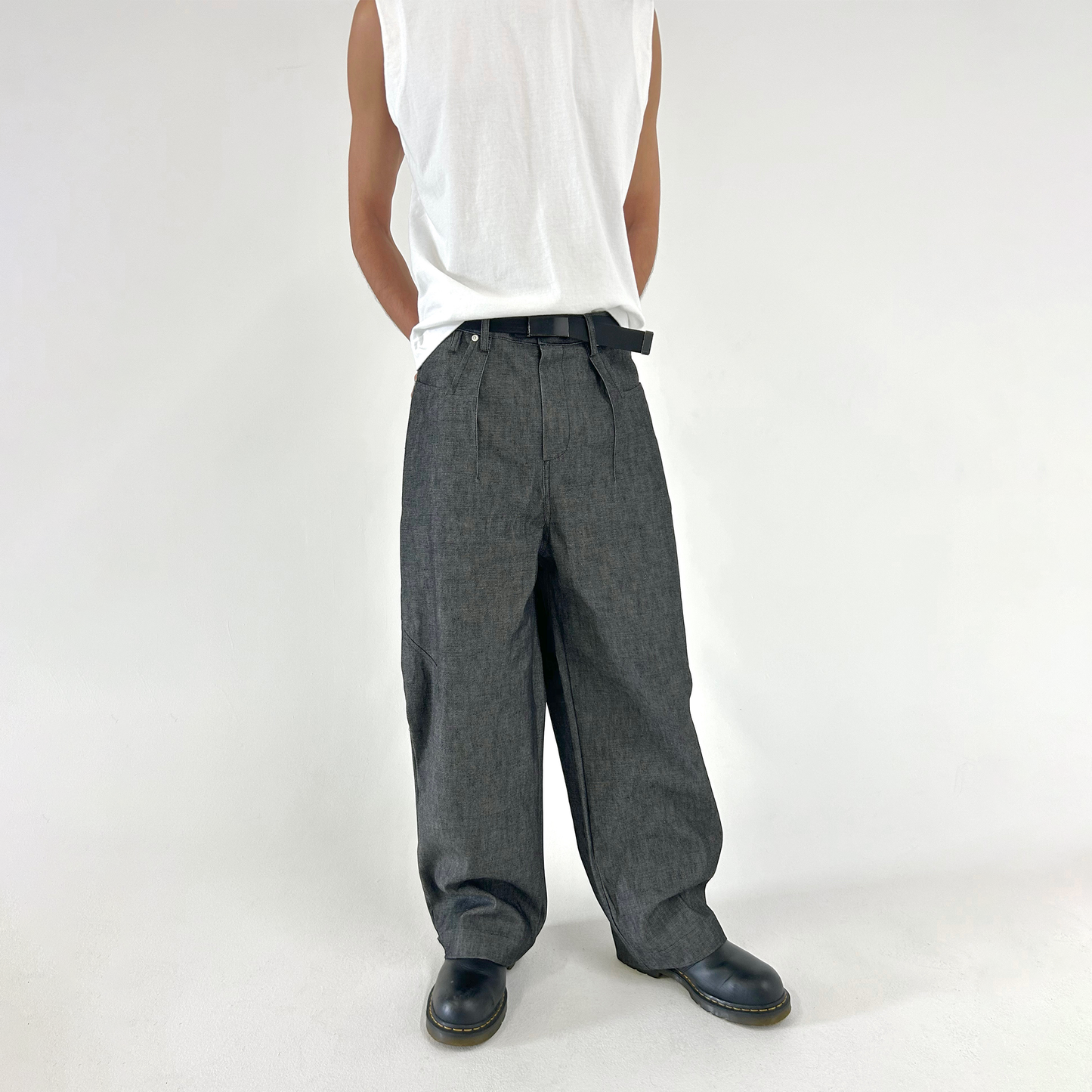 CHARCOAL DENIM PANT