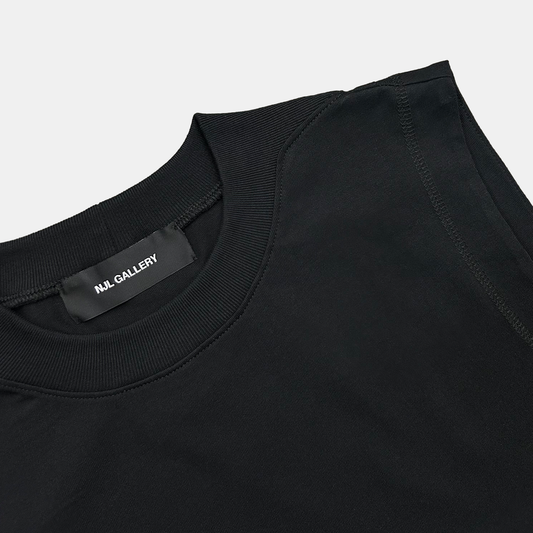 JERSEY VEST - BLACK
